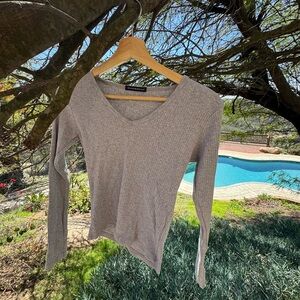 brandy melville | grey long sleeve